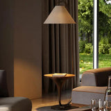 Metal Pedestal Side Table Floor Lamp Bedside Table