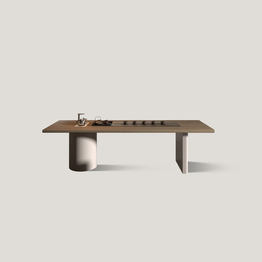 70'' Rectangle Coffee Table Modern Cocktail Table