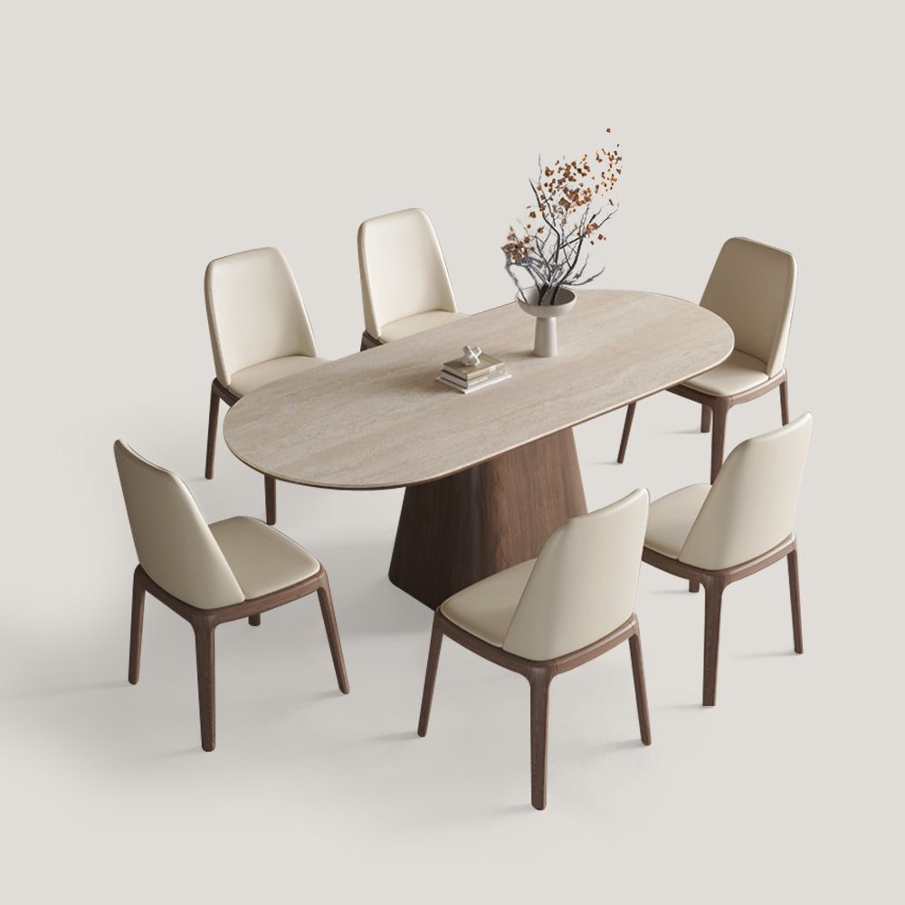 Modern Sintered Stone Dining Table Set