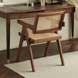 Modern Accent Rattan Chair Cane Armchair