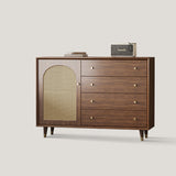 Modern Rattan Storage Sideboard Buffet Cabinet