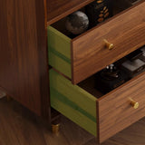 Modern Rattan Storage Sideboard Buffet Cabinet