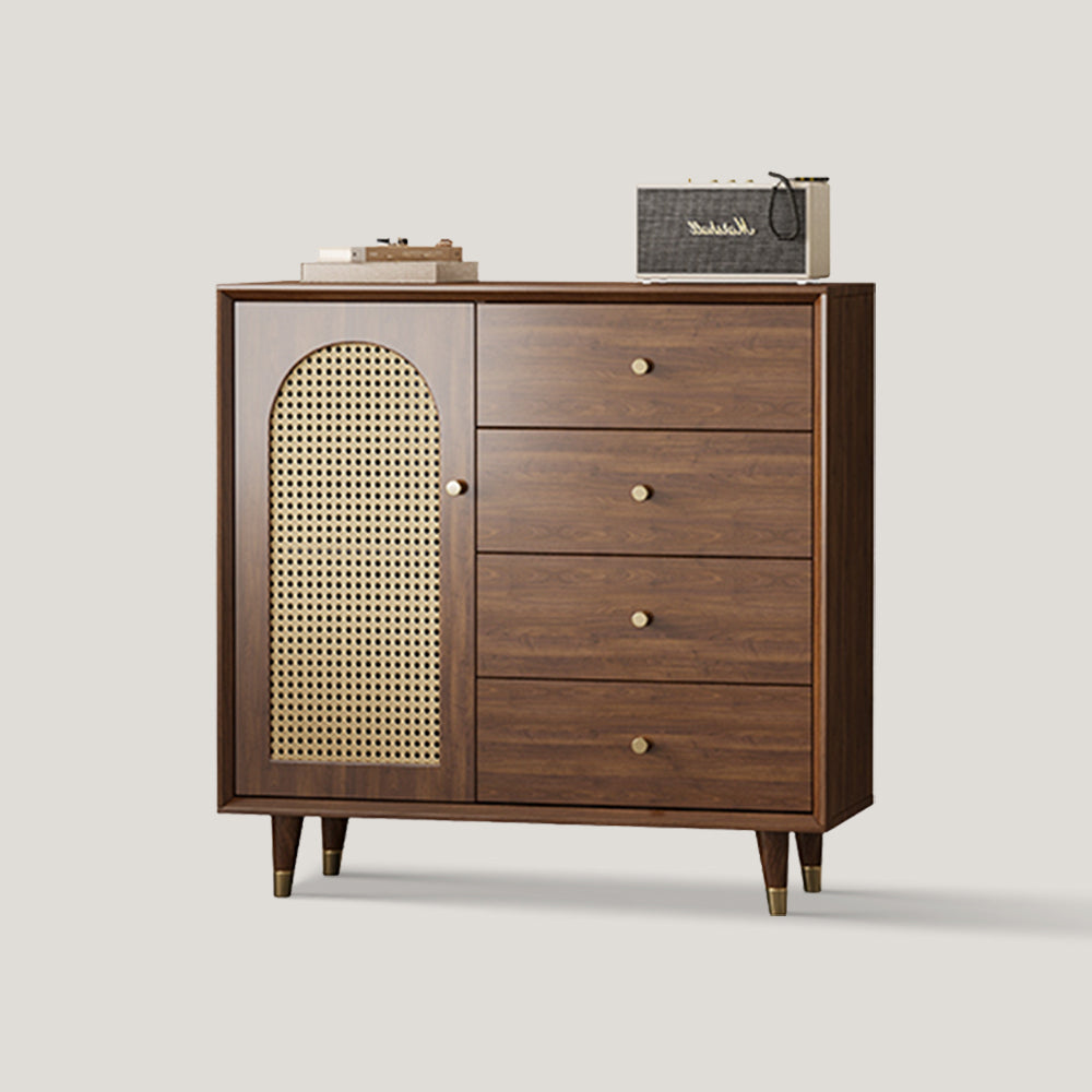 Rattan Sideboard Buffet Storage Cabinet