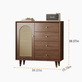 Rattan Sideboard Buffet Storage Cabinet