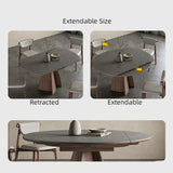 Extendable Dining Table Set Space-Saving Kitchen Table