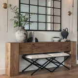 Rustic Solid Wood Console Table