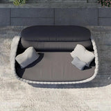 Modern Woven Textilene Rope Outdoor Sofa