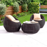 Woven Outdoor Rattan Armchair Patio Accent Chair