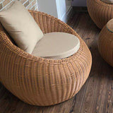 Woven Outdoor Rattan Armchair Patio Accent Chair