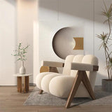 Minimalist Lounge Chair Upholstered Accent Chair