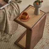 Stylish Rattan End Table Snack Sofa Side Tables