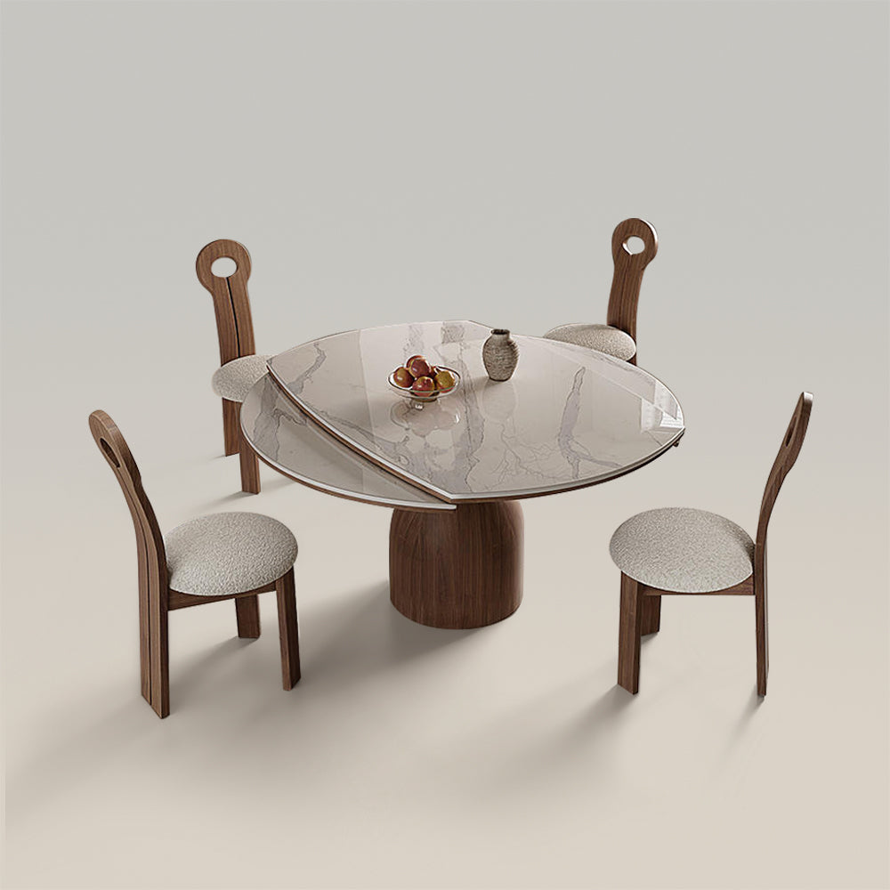 Brown and White