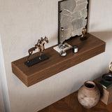 Multi Functional Floating Wall Shelf with Drawers