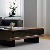 Modern Low Coffee Table Center Table with Light