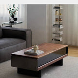 Modern Low Coffee Table Center Table with Light