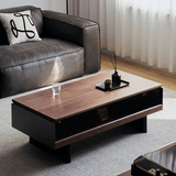 Modern Low Coffee Table Center Table with Light