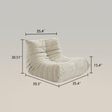 Modern Tufted Lounge Chairs Single Lazy Sofa