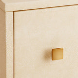 4 Drawer Dresser with Brass Handles And Base
