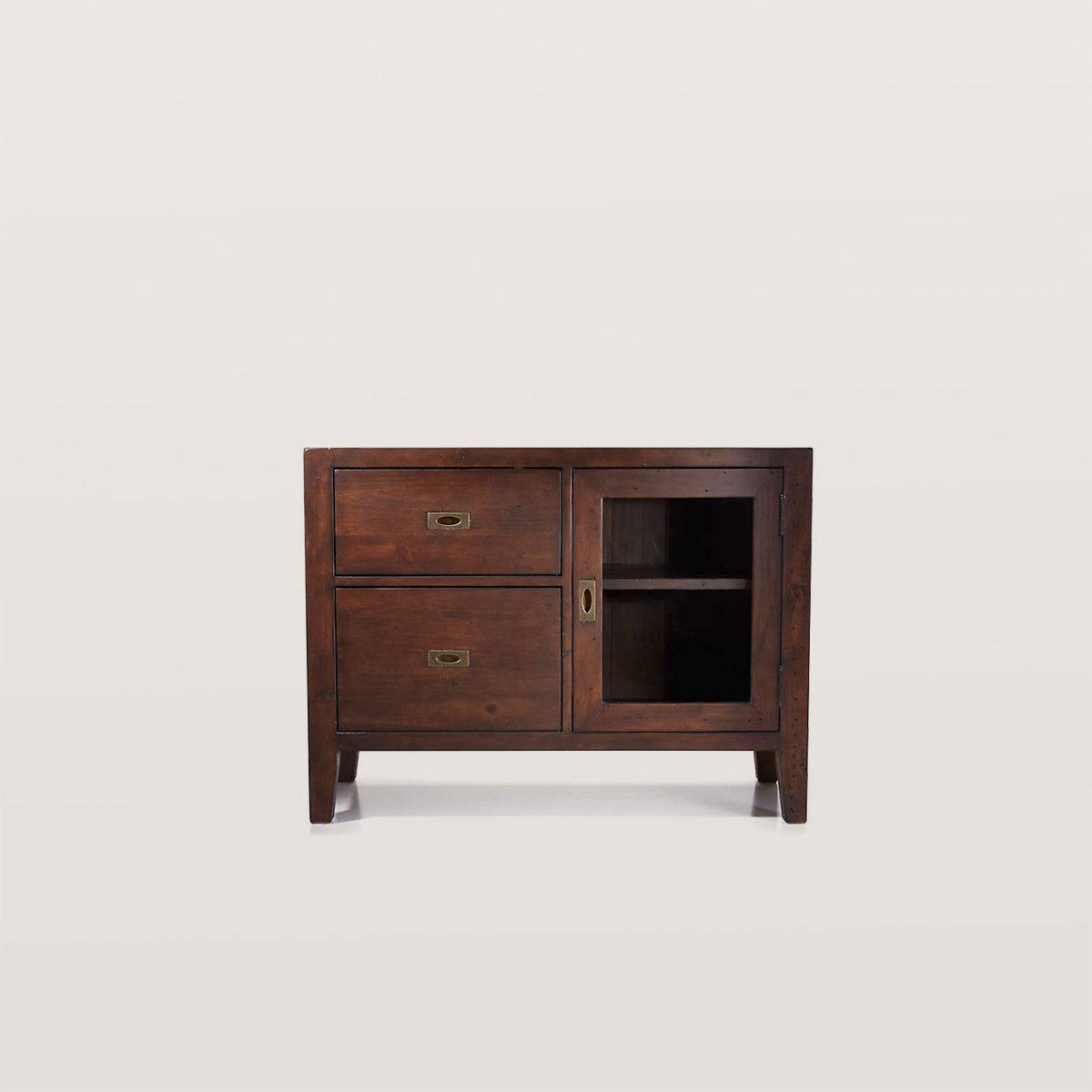 2 Drawer Farmhouse File Cabinet Storage Cabinets