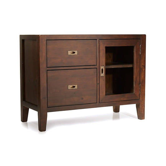 2 Drawer Farmhouse File Cabinet Storage Cabinets