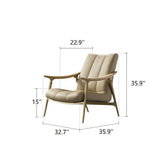 Luxury Sofa Chair Modern Leather Leisure Chair