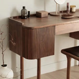 Symmetrical Aesthetic Wooden Makeup Vanity and Desk