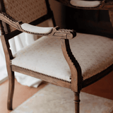 American Countryside Style Carved Leisure Chair