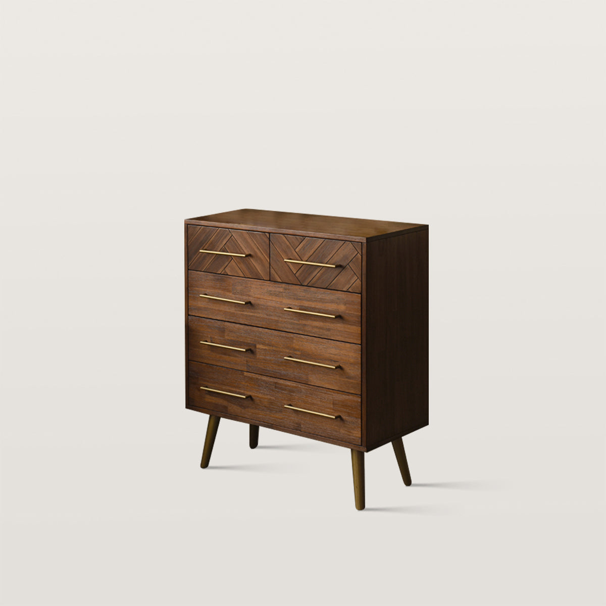 Modern 6 Drawer Dresser Chest of Drawers Storage Cabinet