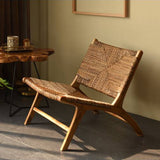 Natural Rattan Single Sofa Chair Balcony Leisure Chair