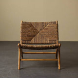 Natural Rattan Single Sofa Chair Balcony Leisure Chair