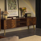 Modern Luxury Home TV Stand Cabinet for Living Room