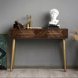 Narrow Entrance Table with Splicing Board Drawers