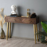 Narrow Entrance Table with Splicing Board Drawers