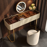 Light Luxury Makeup Vanity Desk Lighted Dressing Table Set