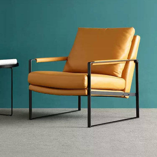 Simple Yellow Sofa Chair Casual Chair for Living Room