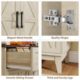 Rustic Walnut White