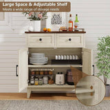 Rustic Walnut White