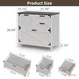 Large Farmhouse File Cabinets with 4 Drawers