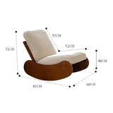 Lazy Sofa Leisure Chair Retro Home Rocking Chair